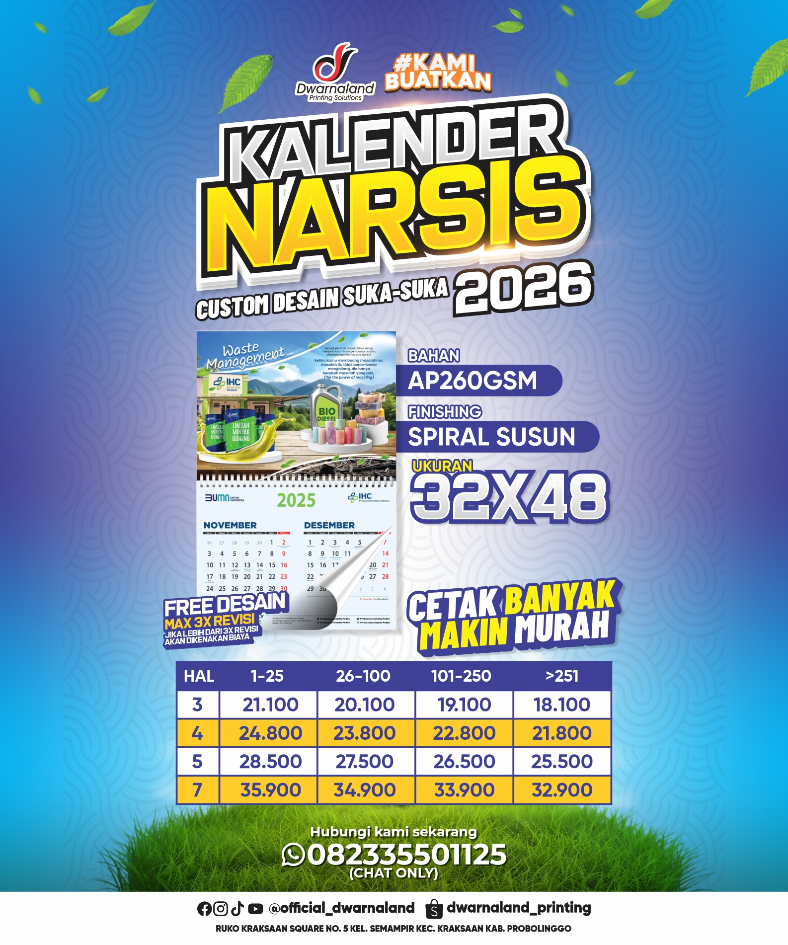 KALENDER SPIRAL SUSUN